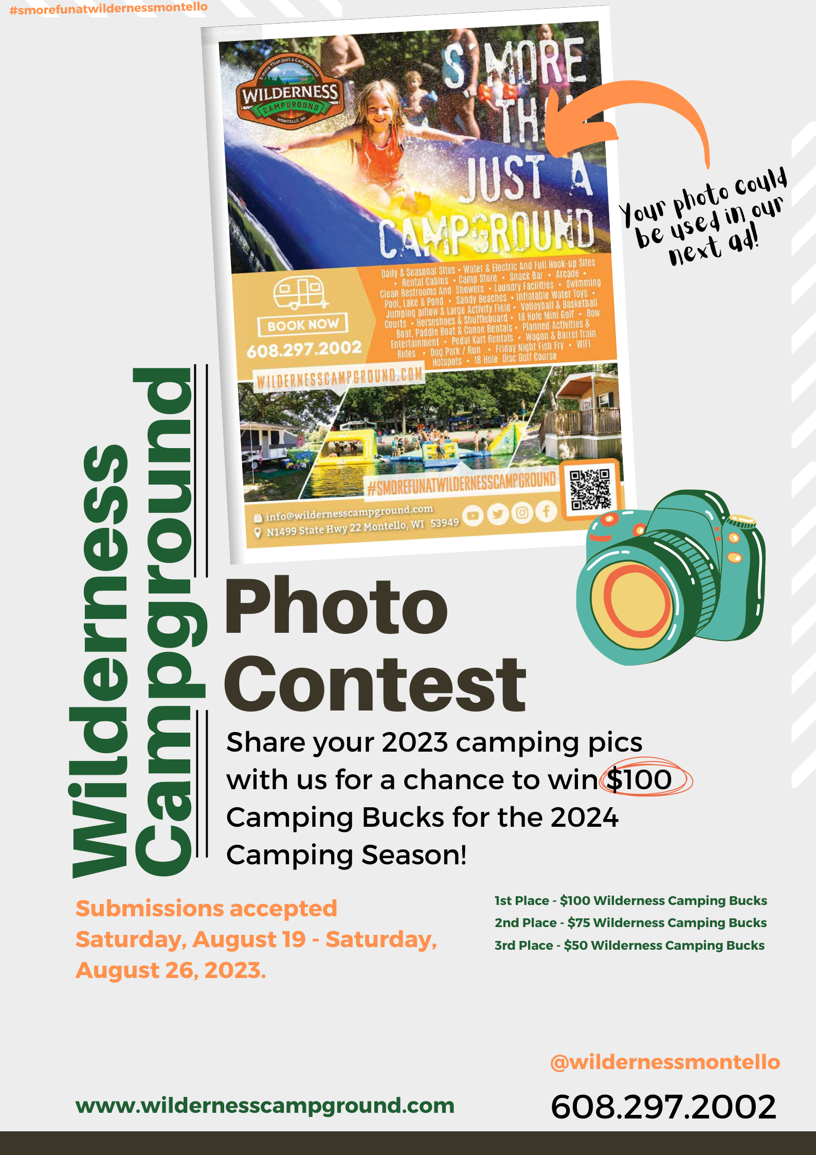 Enter to Win! Wilderness Campground Photo Contest!
